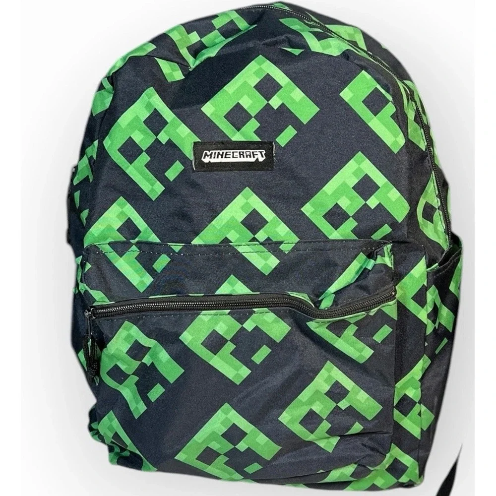Minecraft Creeper School Backpack Book Bag 17
